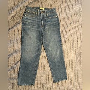 NEW Madewell jeans, The Perfect Vintage Straight Jeans, 28P